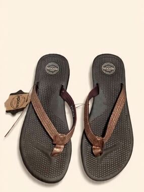 Rockin Bronze Brown Sandals For Women Rockin Ladies Elite Comfort Sand Size 9